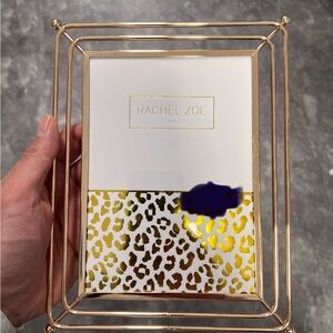 Rachel Zoe Gold Metal  Picture Frame 4x6
